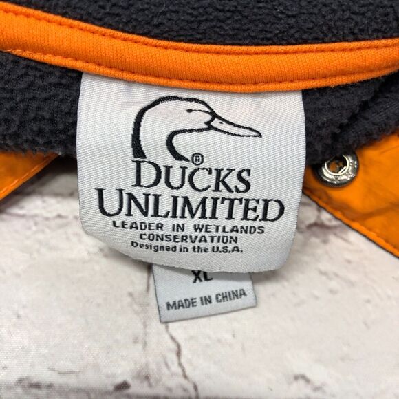 Duck Unlimited Men Pullover Fleece Sweater Sweatshirt Size XL X-Large M198 -15 - Picture 5 of 15